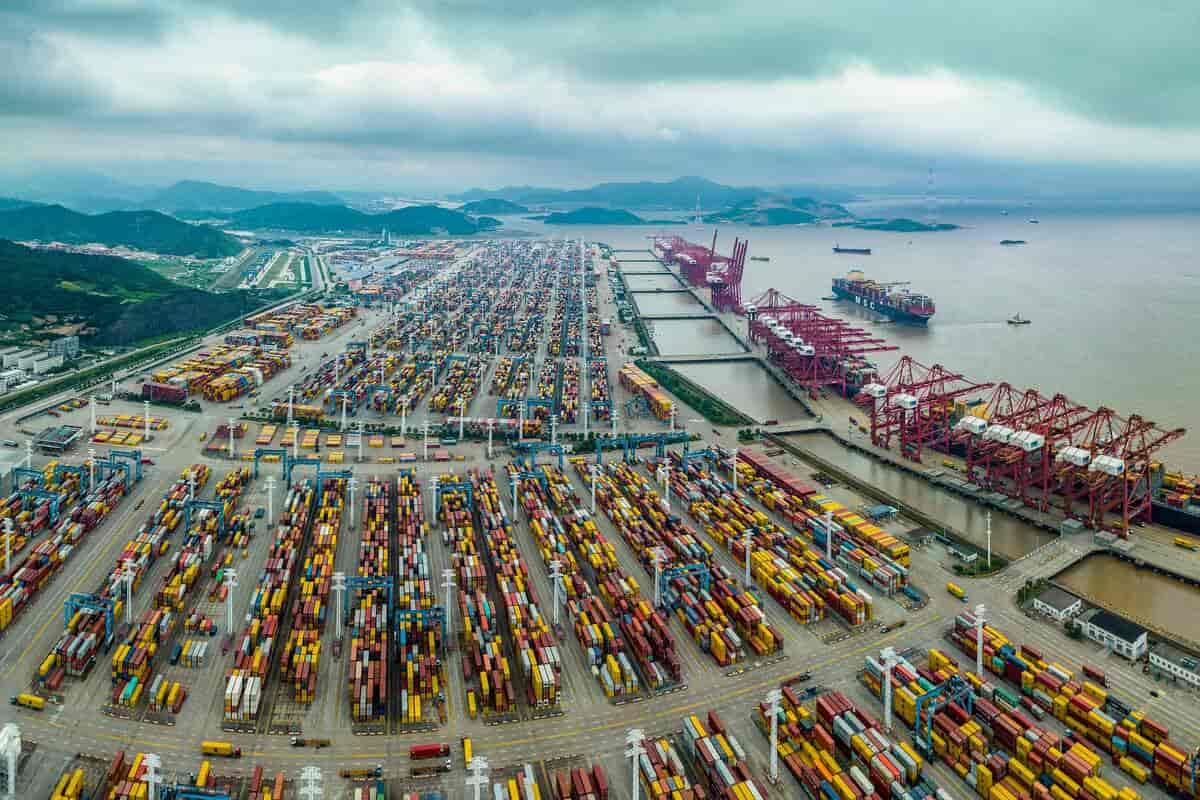 Containerhavnen Zhoushan i Ningbo
