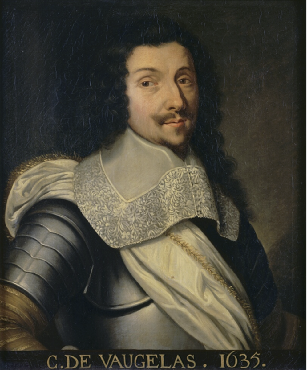 Maleri af Vaugelas fra 1635 - findes på slottet i Versailles