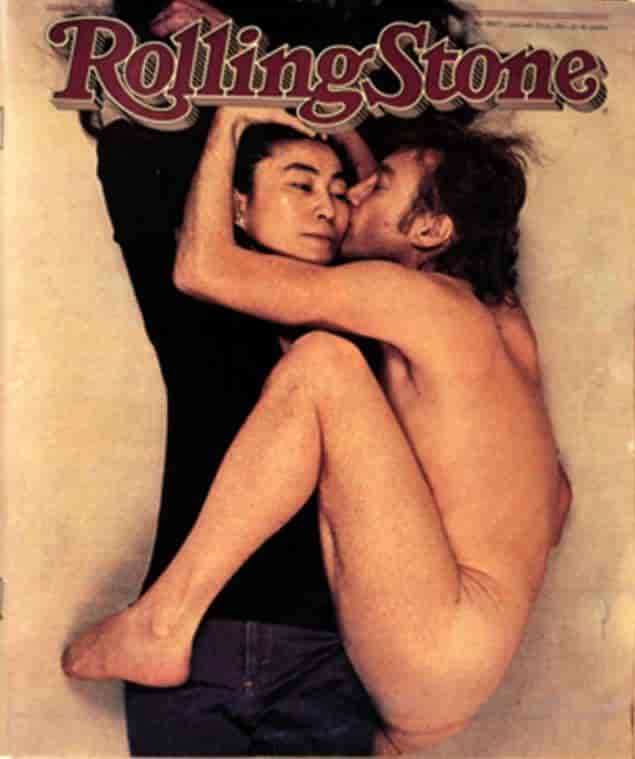 Annie Leibovitz' fotografi af John Lennon og Yoko Ono, 2020