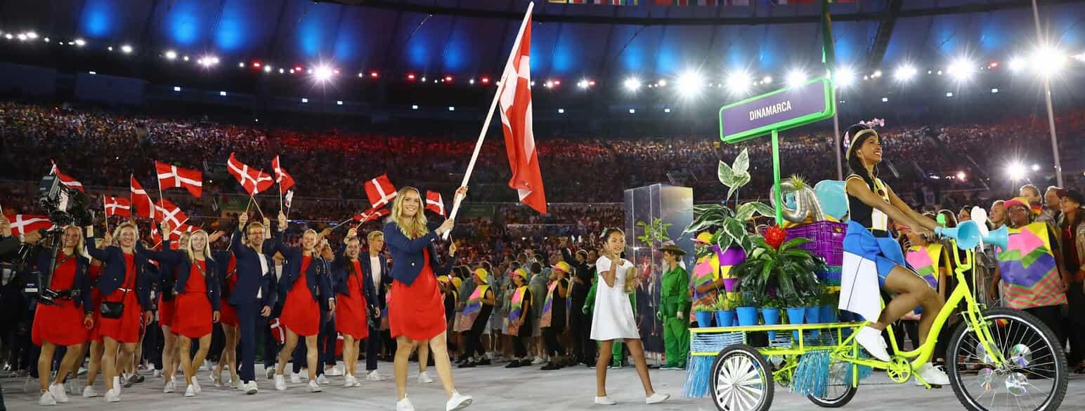 Caroline Wozniacki var Danmarks fanebærer ved OL i 2016