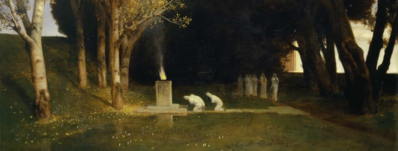 "Der heilige Hain" ('Den hellige lund'), 1882