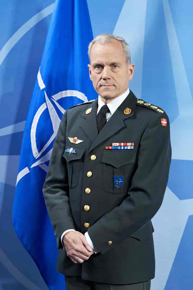 General Knud Bartels efter overtagelsen af posten som formand for NATOs militære komité 2. januar 2012
