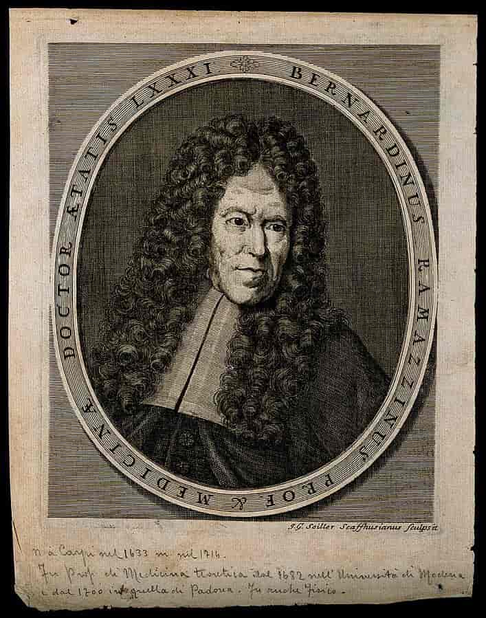 Bernardino Ramazzini, 1633-1714