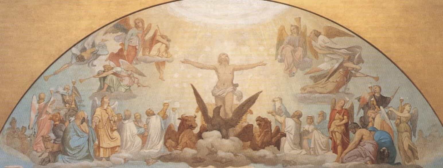 Forlæg til mosaik, der skulle have været udført i Pantheon i Paris