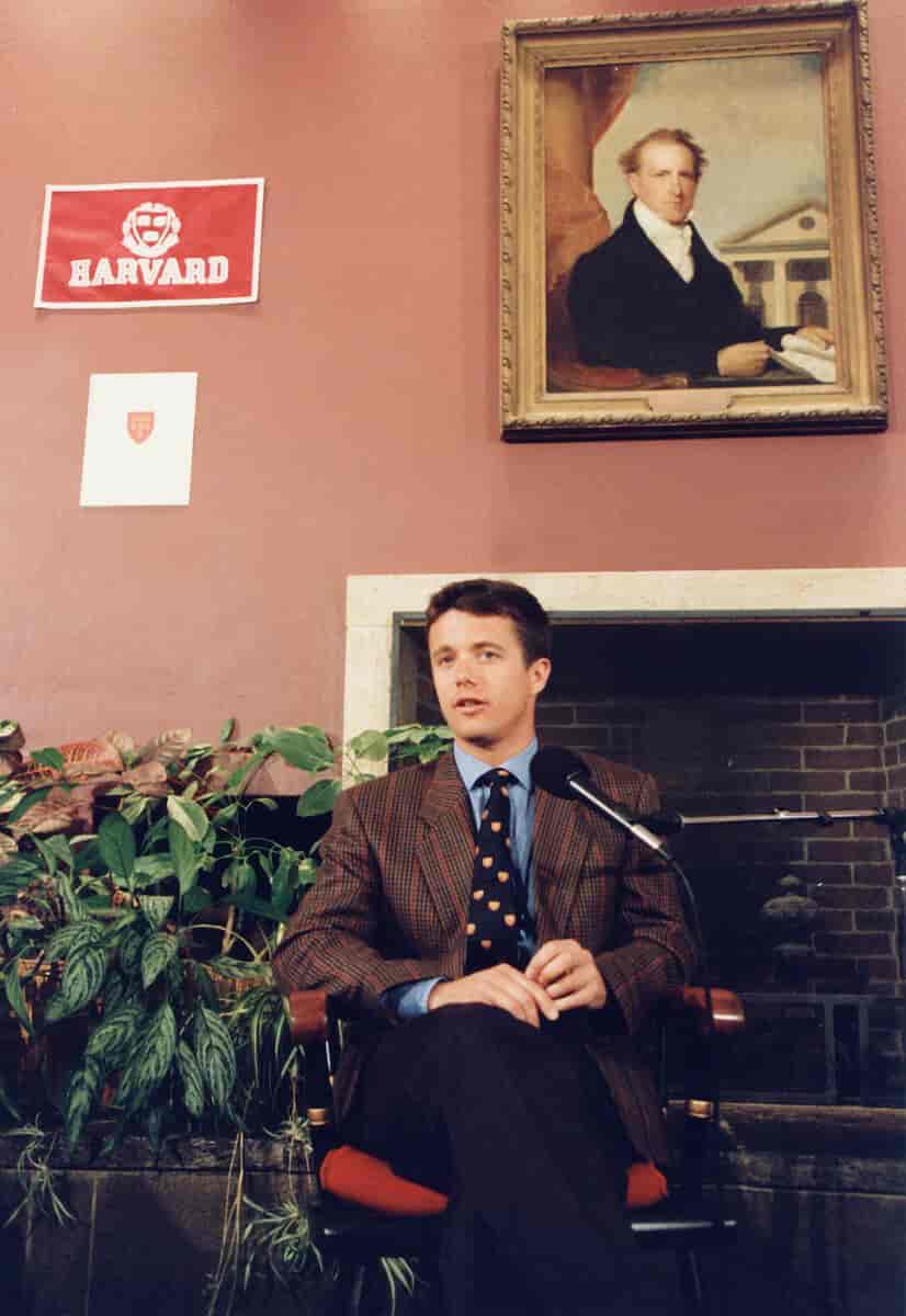 Kronprins Frederik på Harvard