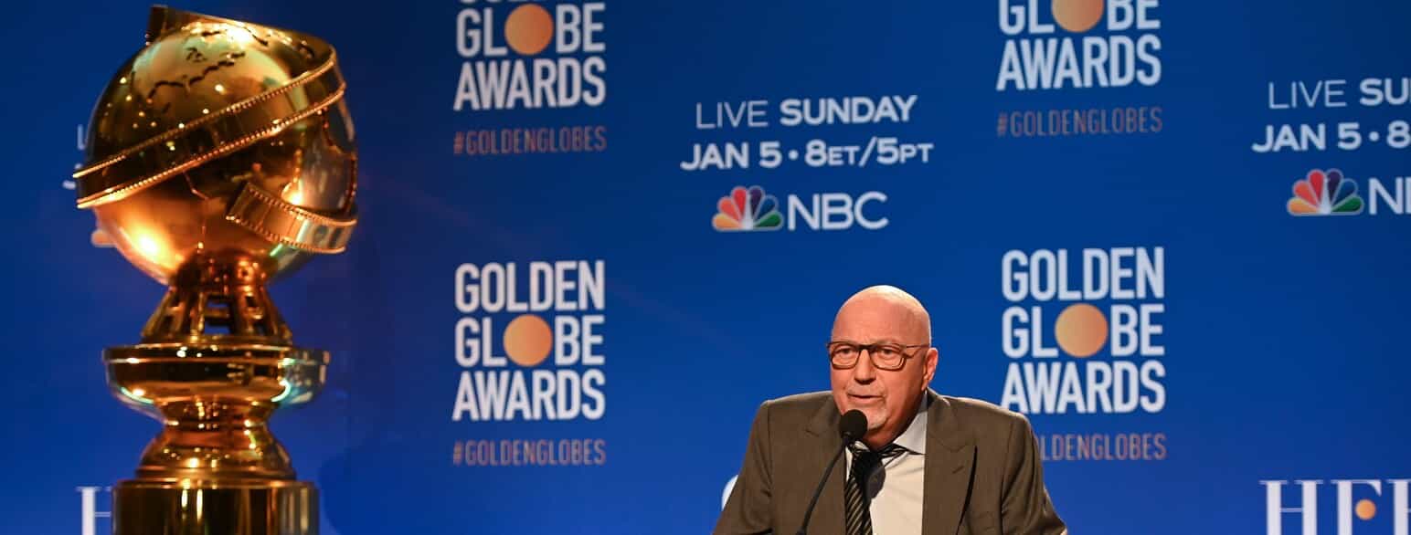 HFPA's præsident, Lorenzo Soria, ved den 77. uddeling af Golden Globe Awards i 2019.