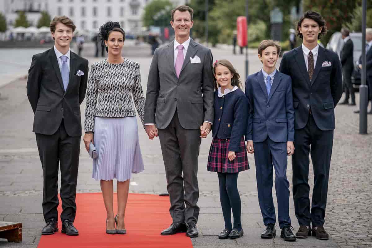 Prins Joachim med sin familie