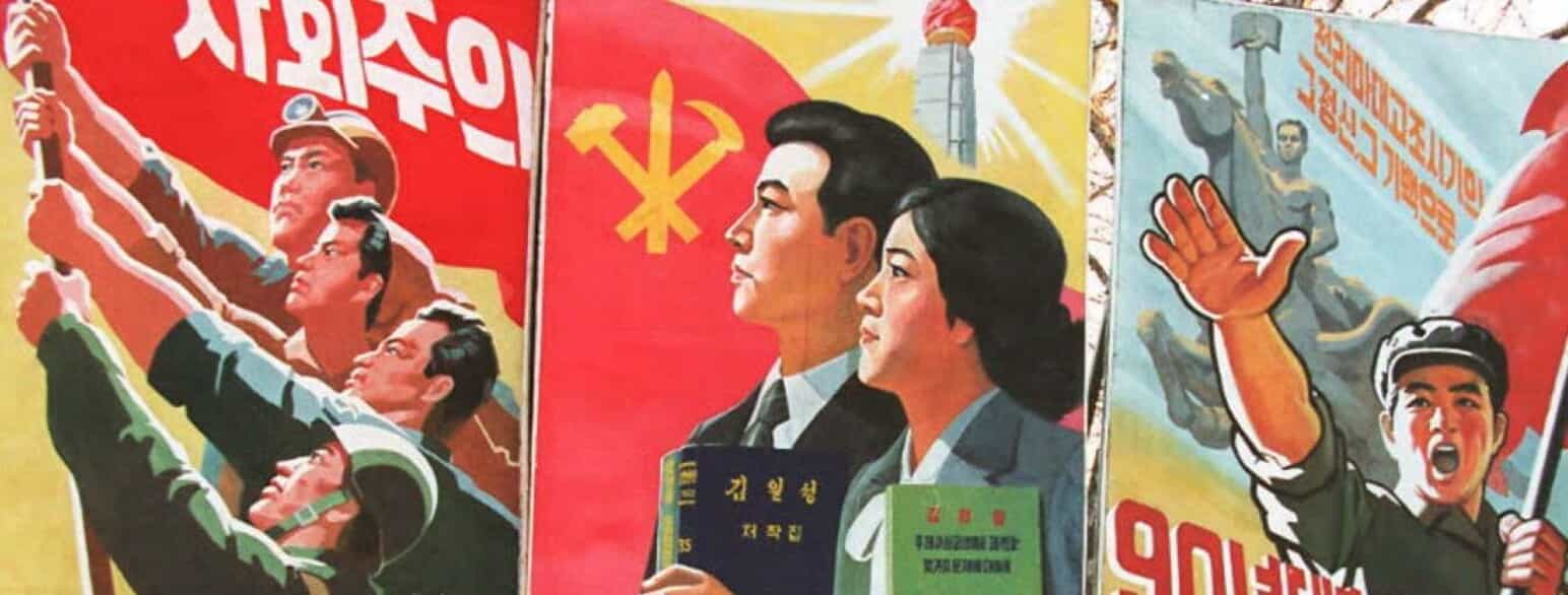 Propagandaplakater i Nordkorea