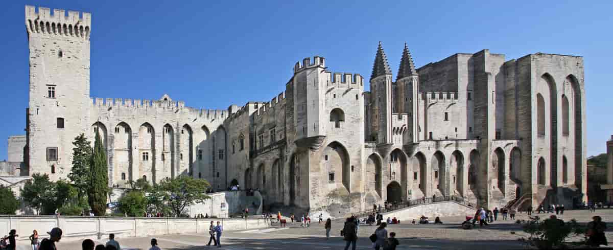 Det pavelige palads i Avignon