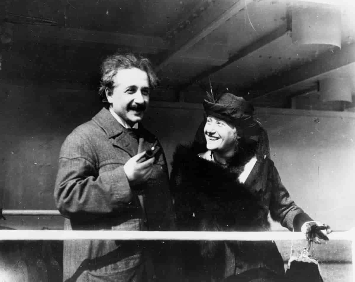 Albert og Elsa Einstein 