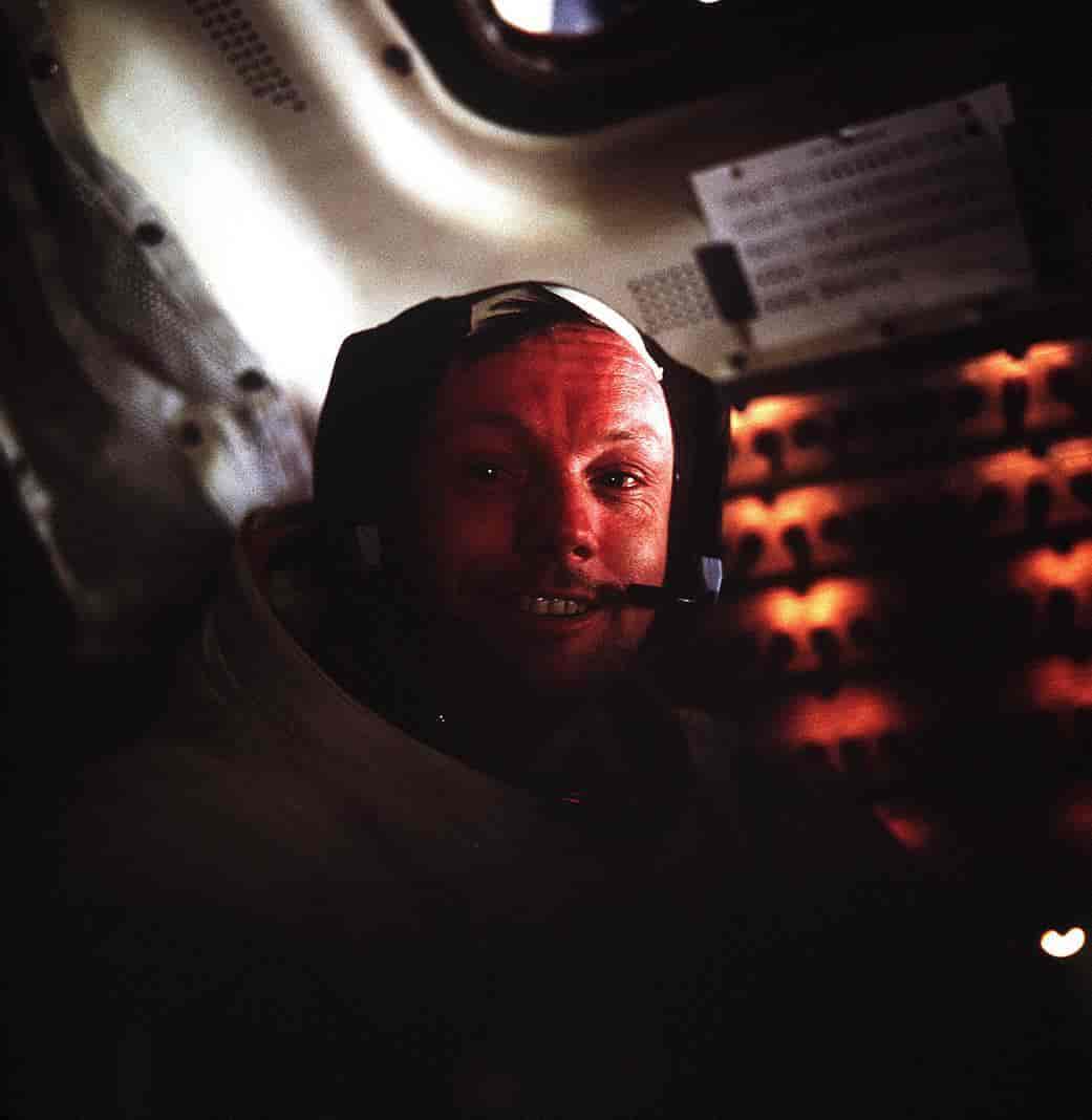 Armstrong i Apollo 11 på Månens overflade