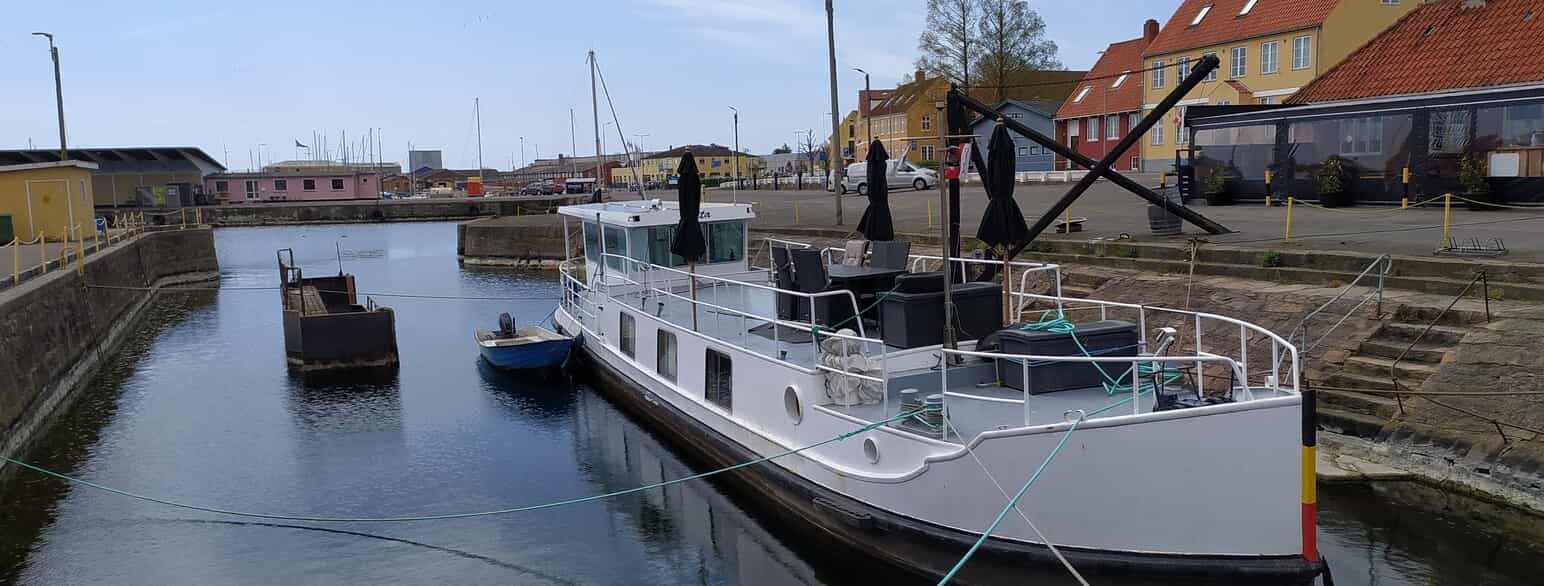 Havnen i Nexø fotograferet i 2023