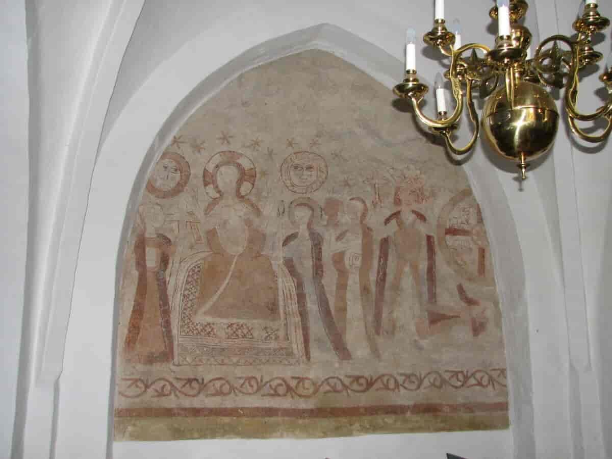 Kalkmalerier i Hejninge Kirke