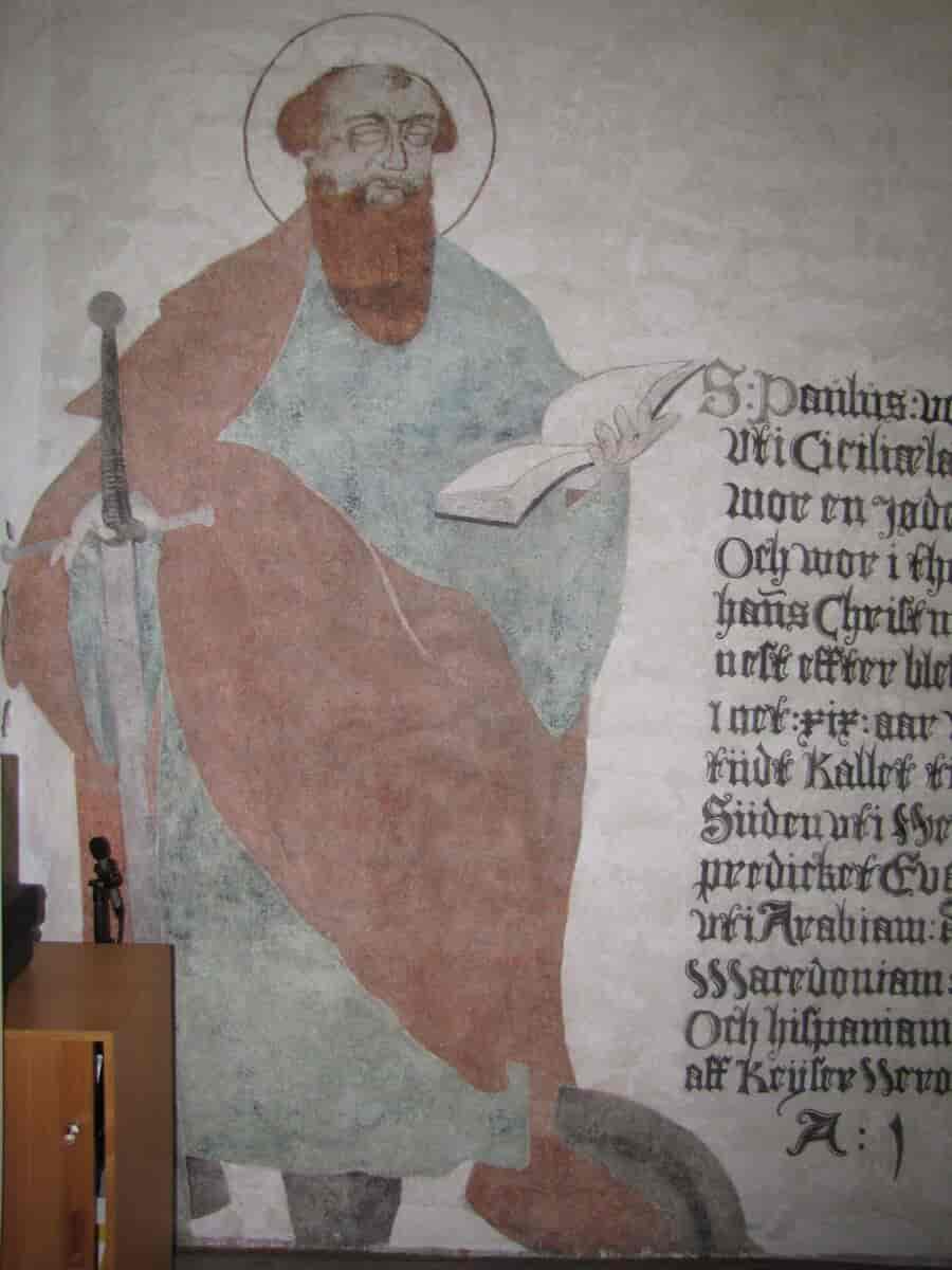 Kalkmalerier i Sankt Nicolai Kirke