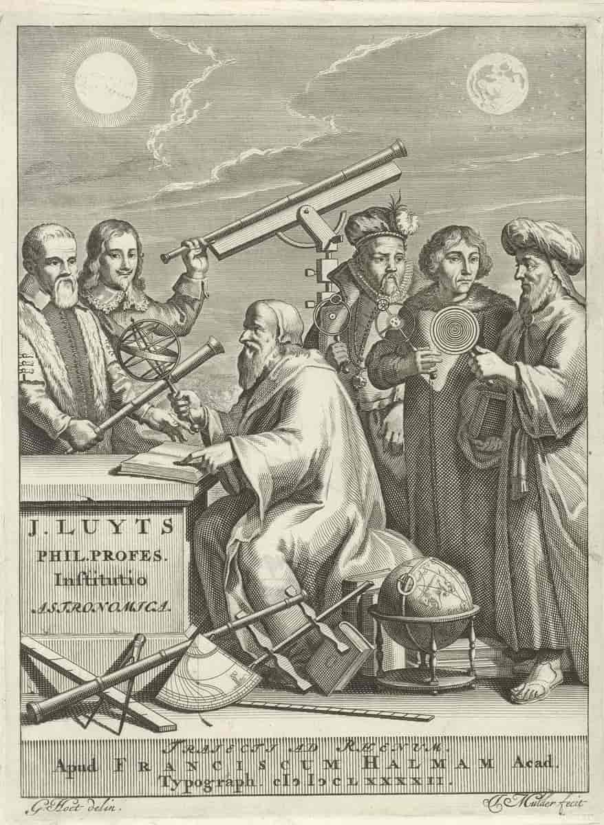 Zes astronomen, 1692