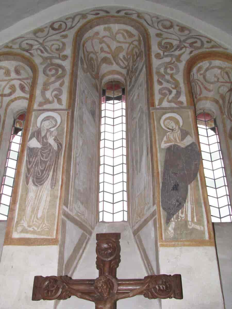 Kalkmalerier i Karise Kirke