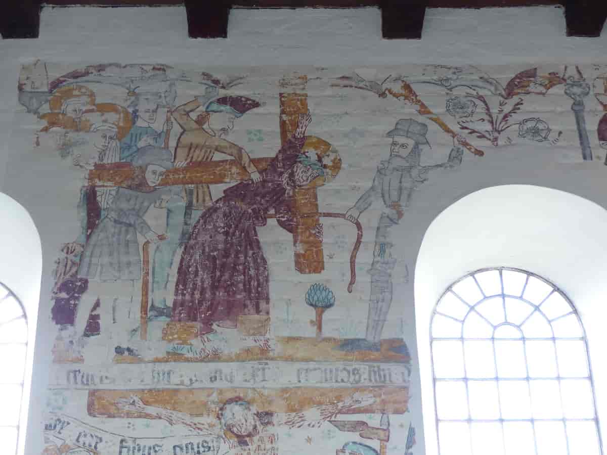 Kalkmalerier i Maglebrænde Kirke