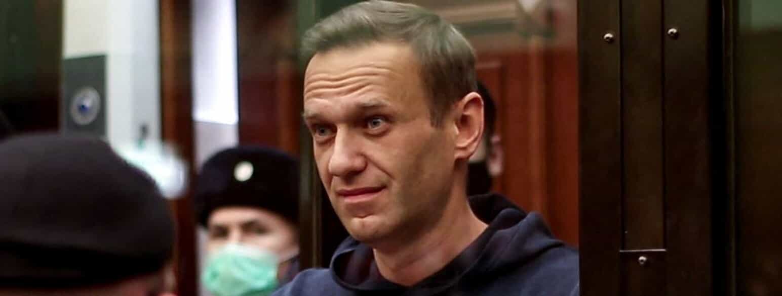 Aleksej Navalnyj i retten i Moskva den 2. februar 2021