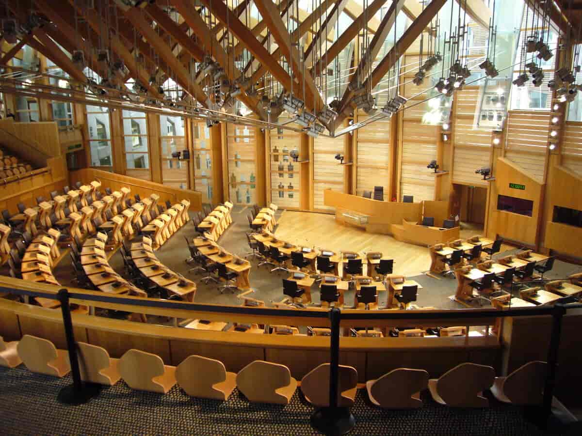 Holyrood, debating chamber 