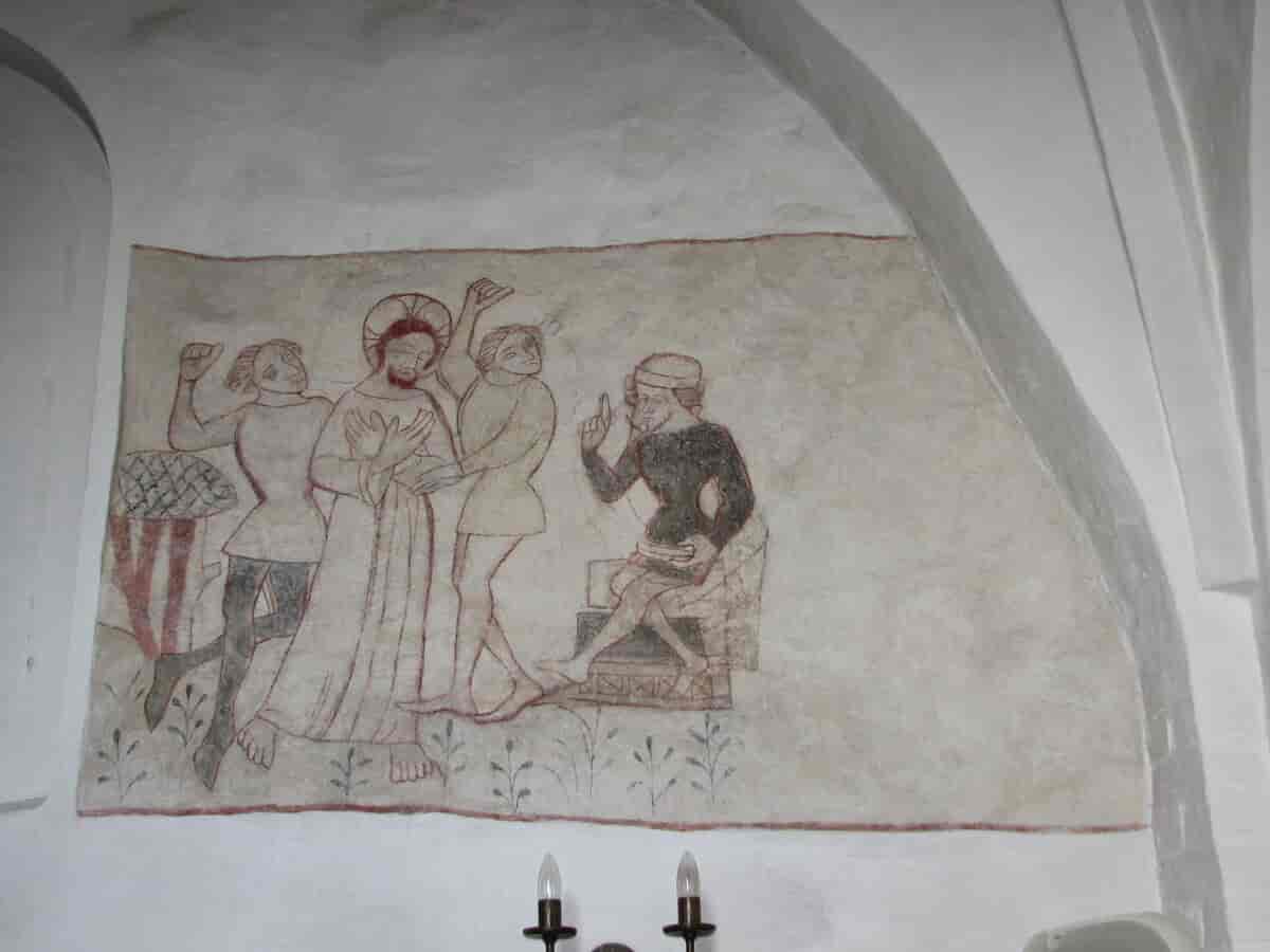 Kalkmalerier i Biersted Kirke
