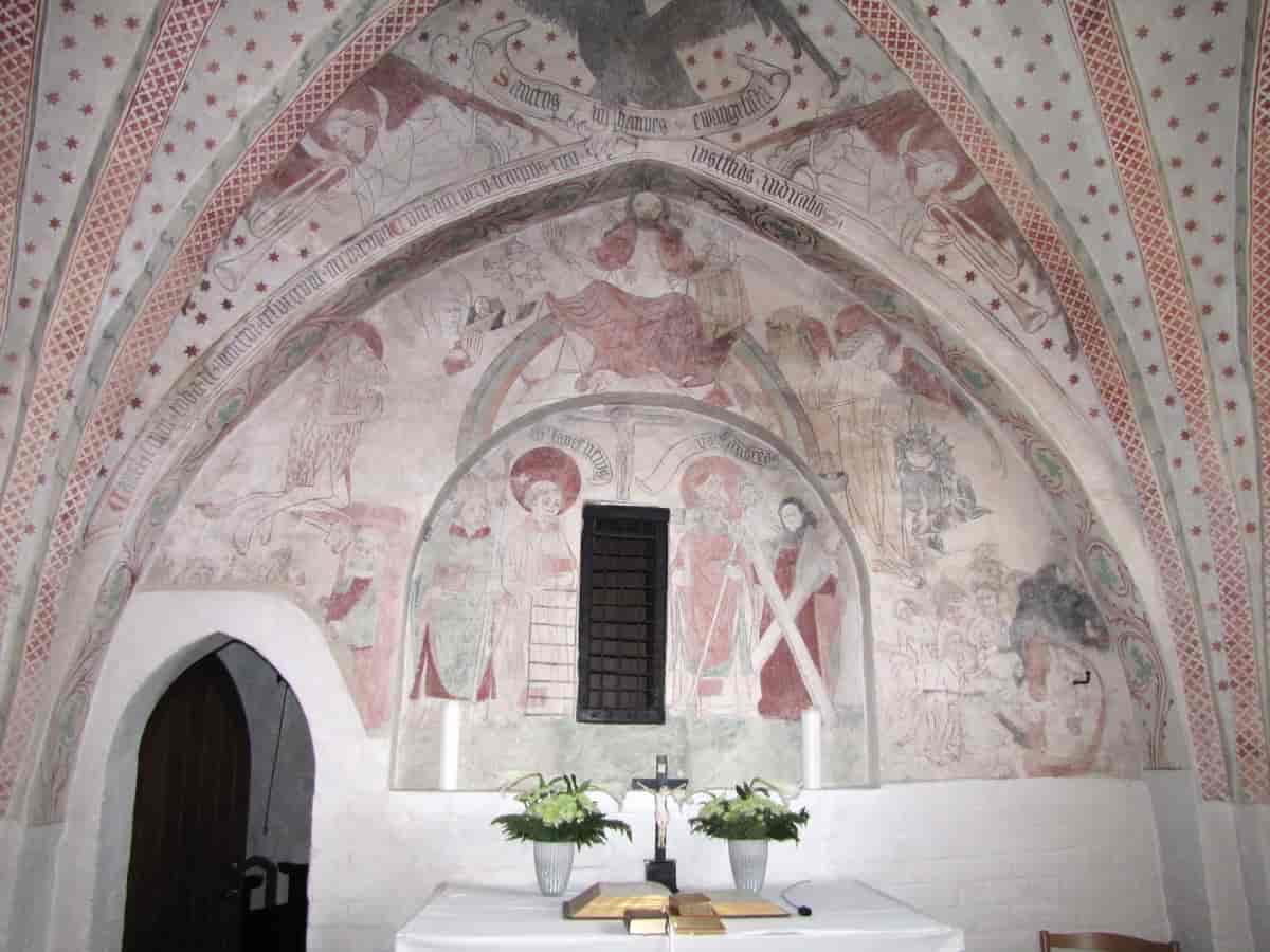 Kalkmaleri i Jetsmark Kirke