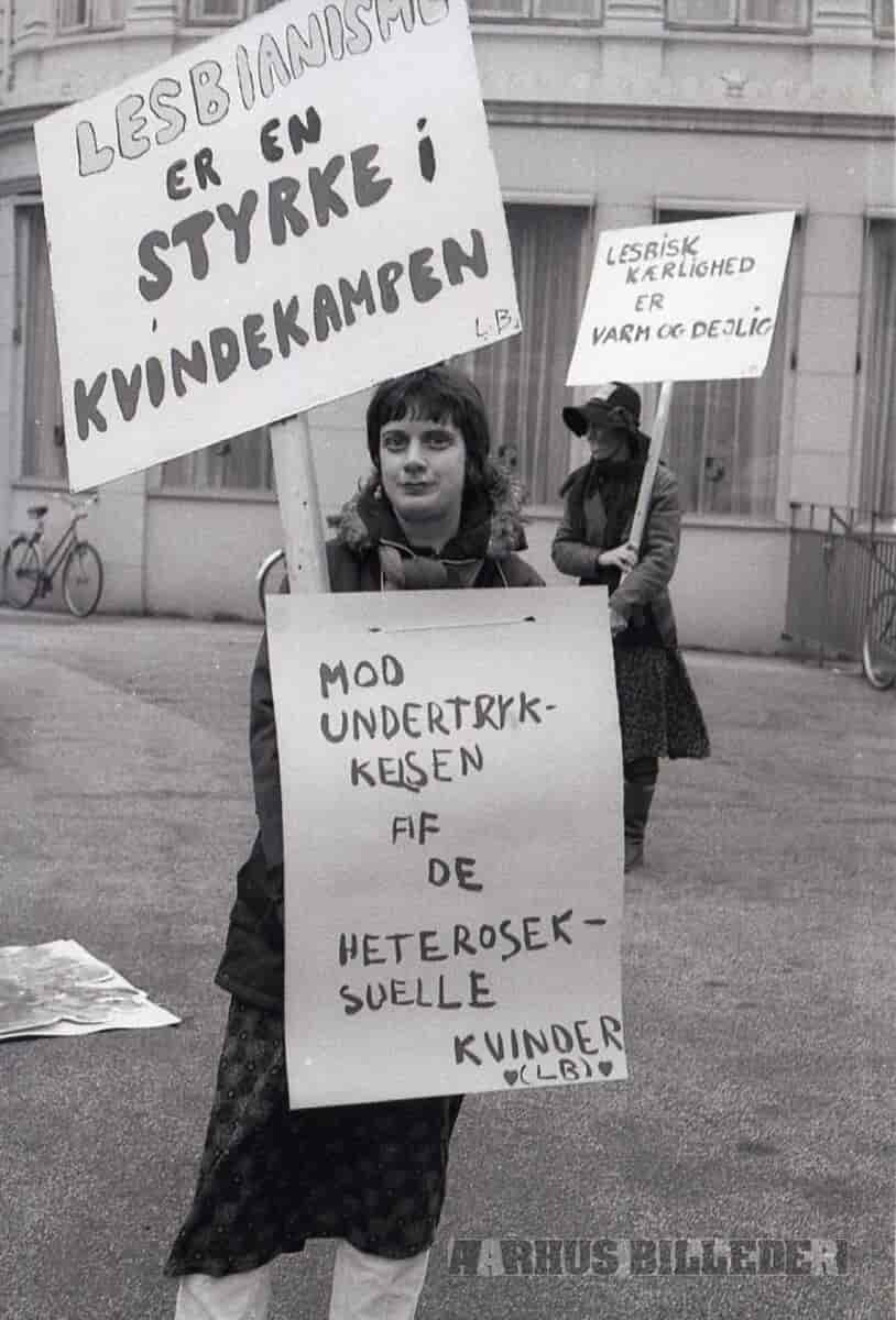 Aktion i Aarhus i 1980.