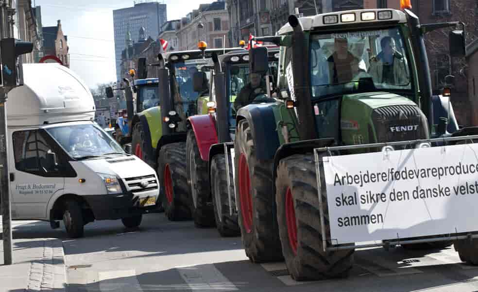 Traktordemonstration i København 2011