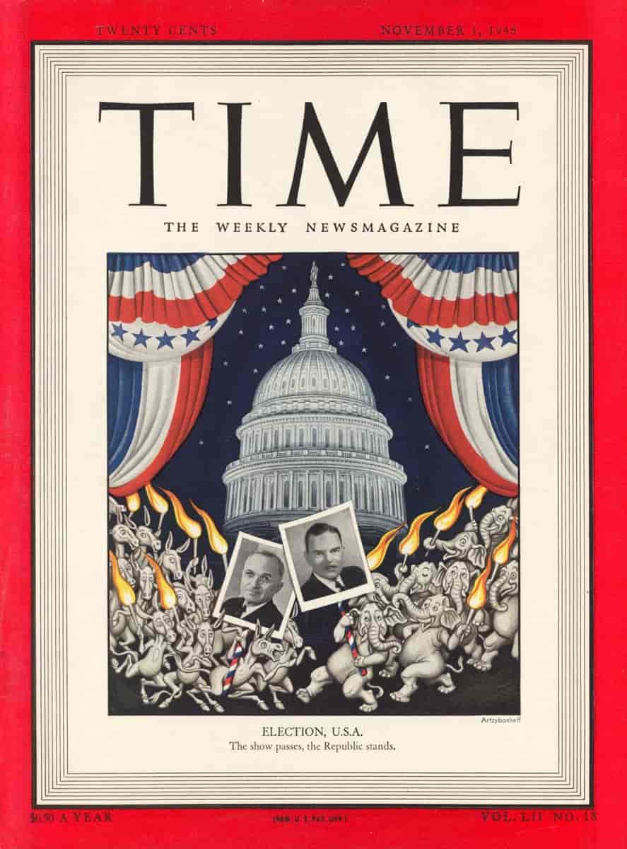 TIME, forside november 1948