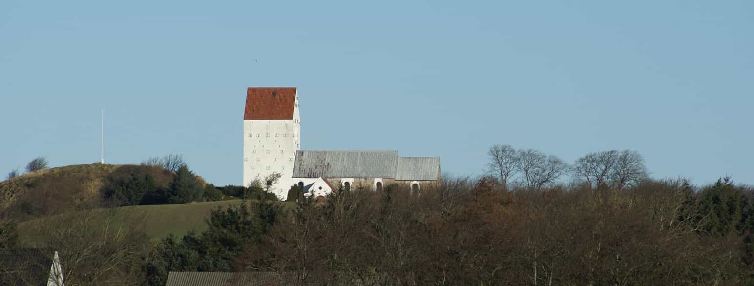 Vennebjerg Kirke set fra syd