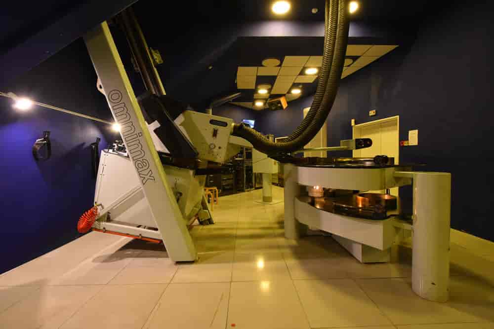 IMAX / Omnimax 70mm projektoren i Tycho Brahe Planetarium i København