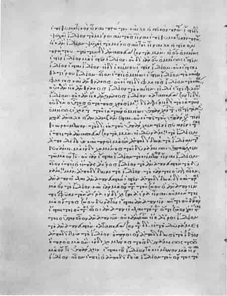 side fra håndskrift med Aristoteles' Topik