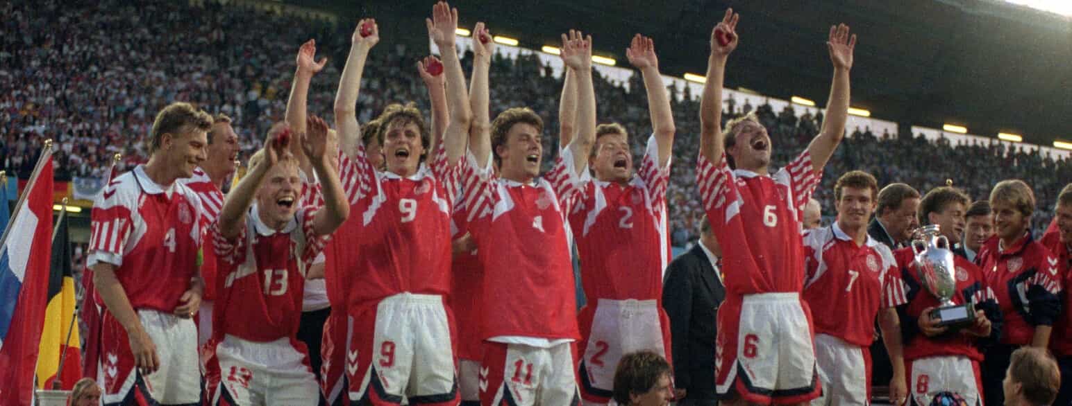 Danmark fejrer EM-sejren