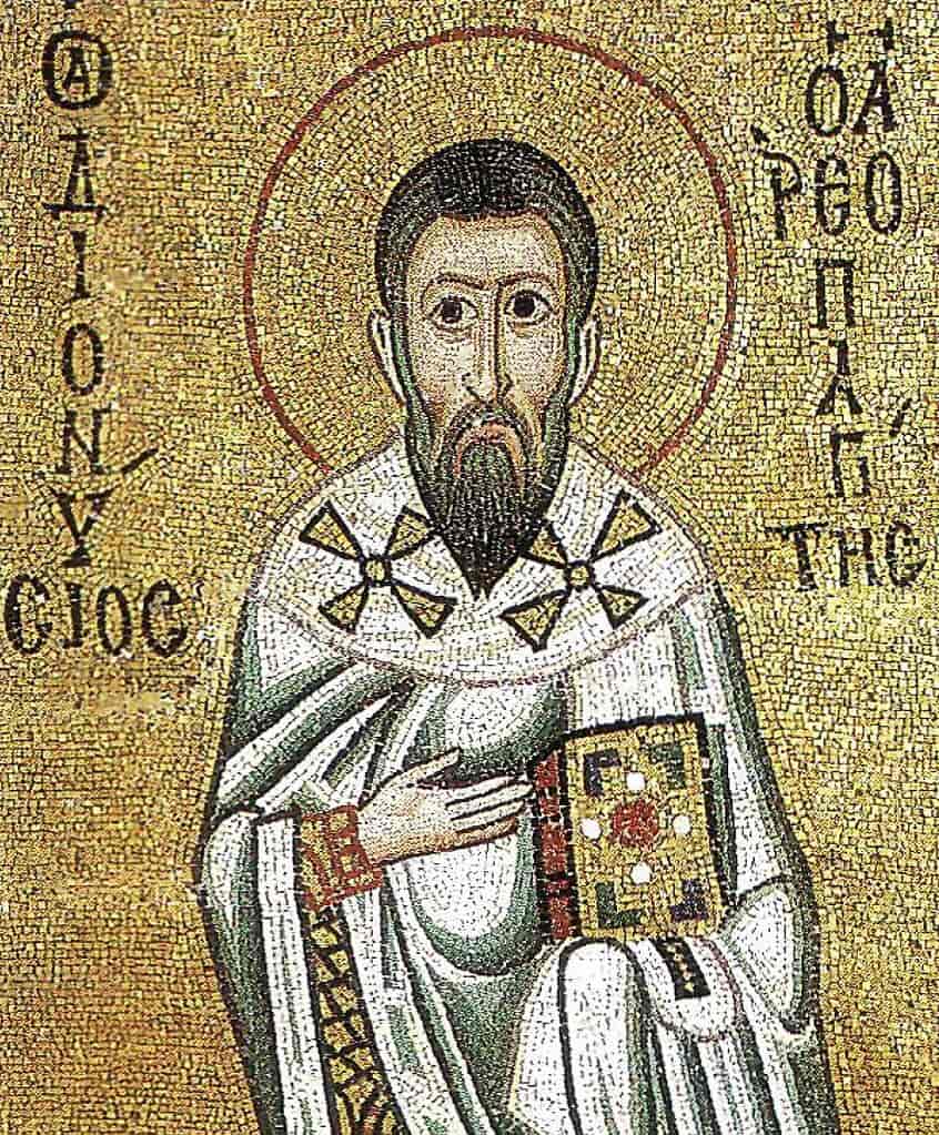 Mosaik fra Hosios Loukas-klostret i Boiotien, Grækenland