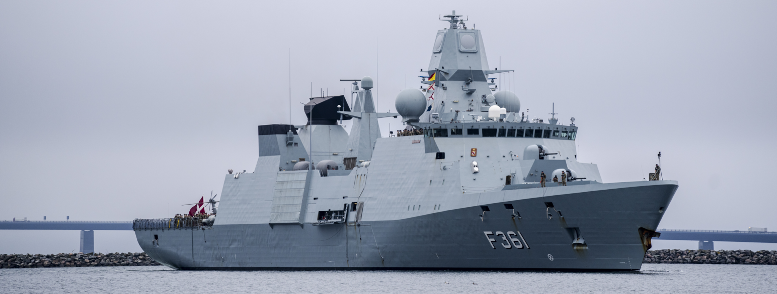 Iver Huitfeldt ved Flådestation Korsør den 4. april 2024