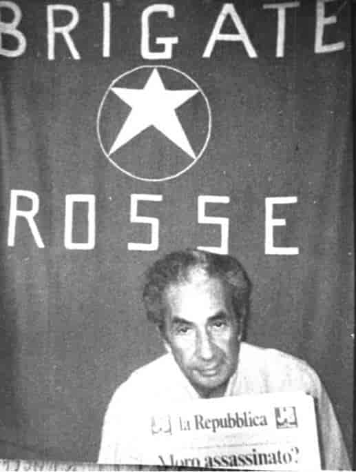 Den tilfangetagne Aldo Moro i 1978.