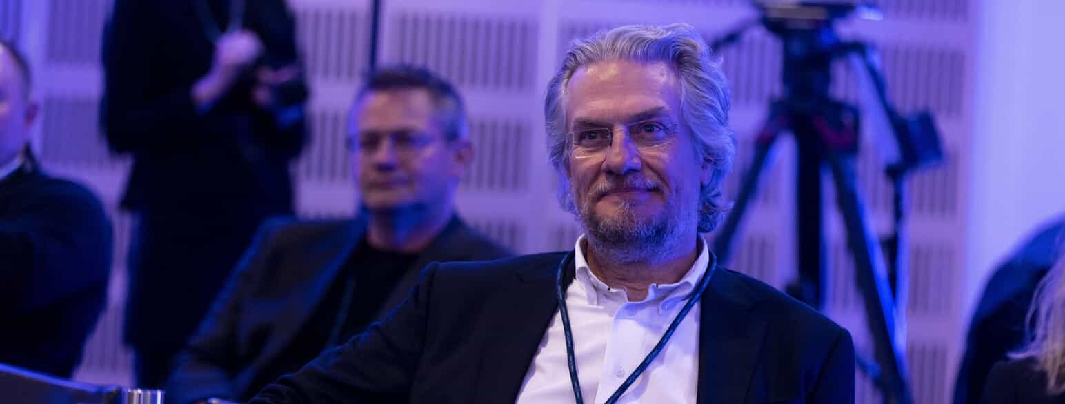 Henrik Dahl på Liberal Alliances landsmøde i Tivoli Congress Center den 15. april 2023.