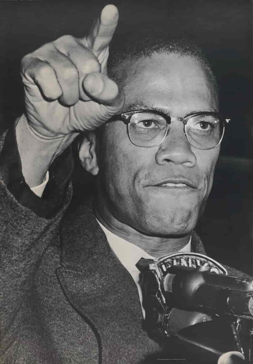 Malcolm X. Foto fra 1963