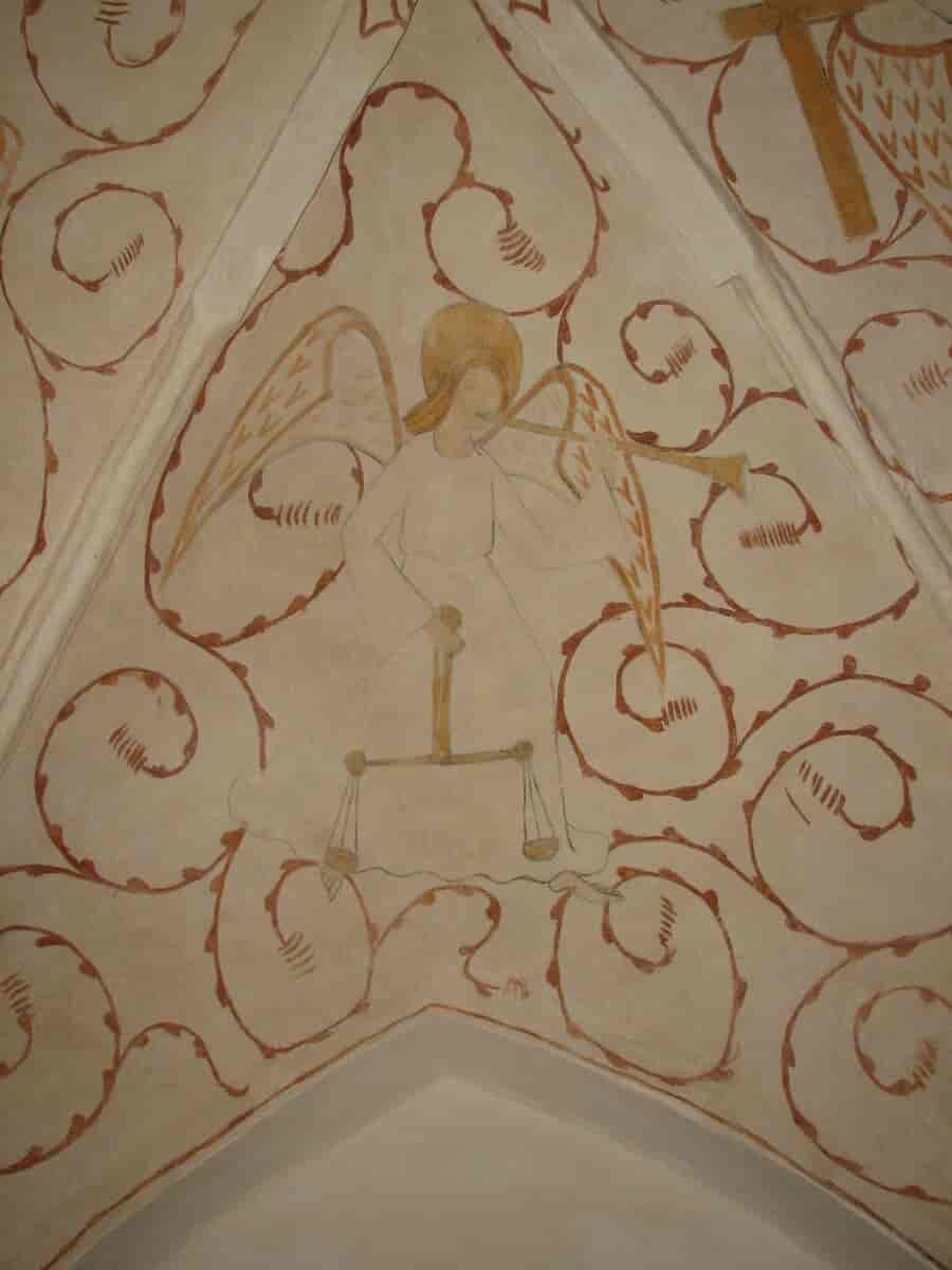 Kalkmalerier i Hornstrup Kirke