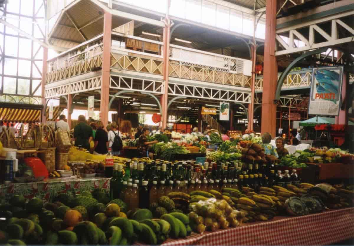 Marked i Papeete