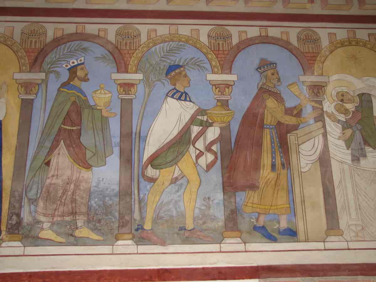Kalkmalerier i Jelling Kirke