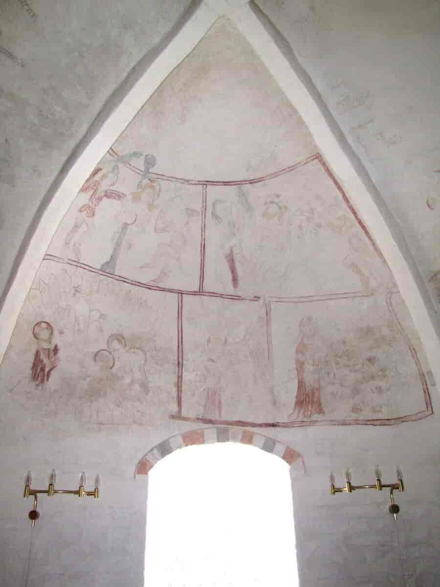 Kalkmalerier i Rønninge Kirke