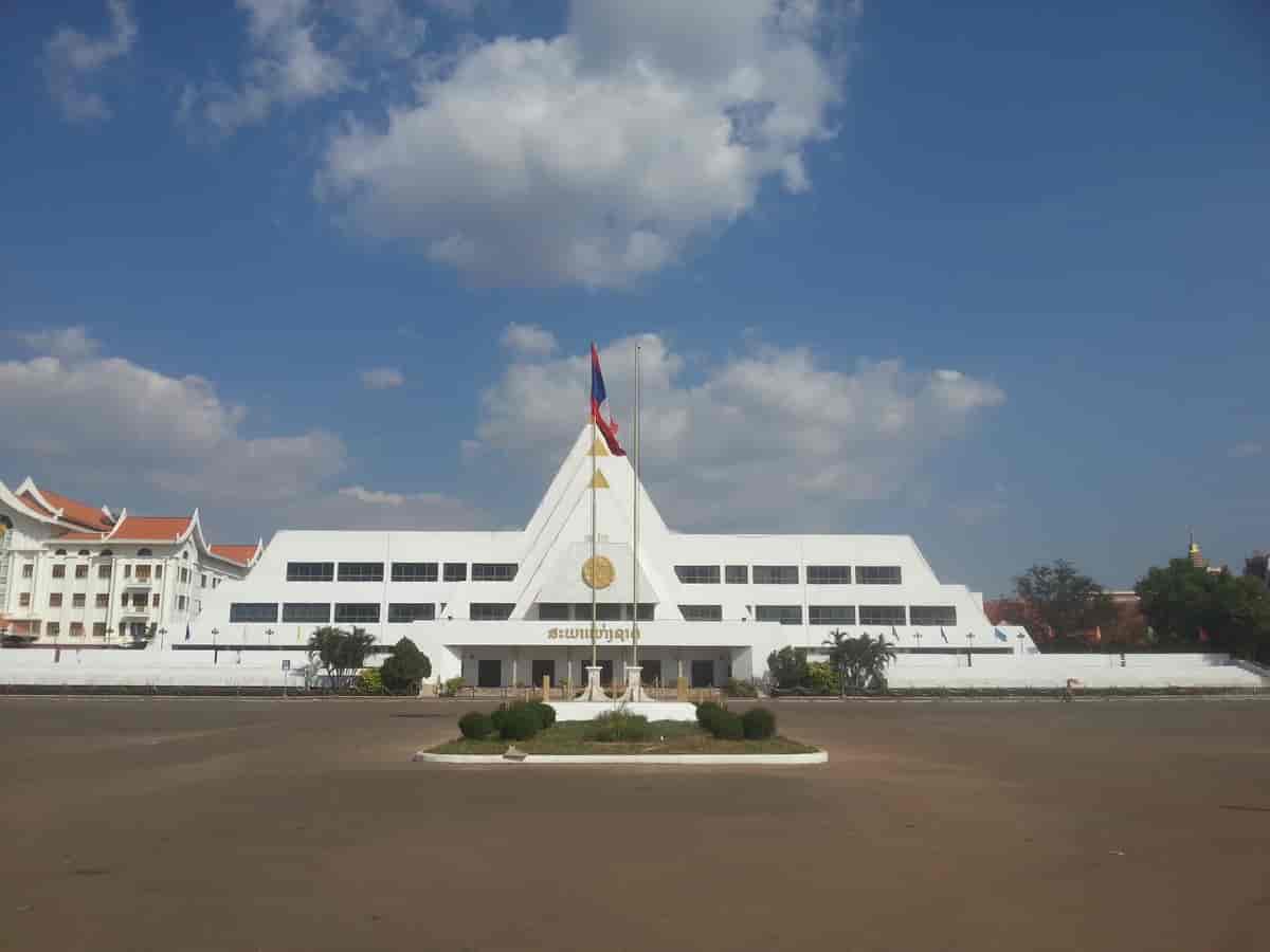 Laos' Nationalforsamling i hovedstaden Vientiane