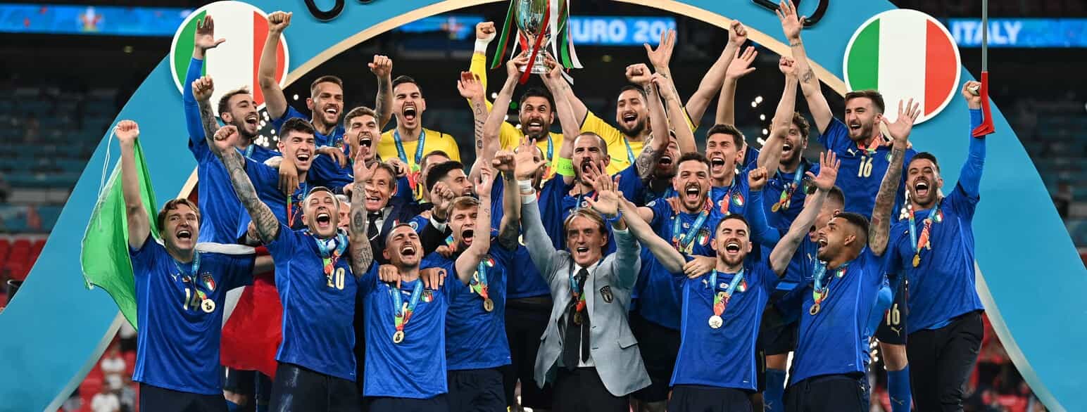 Italien fejrer EM-sejren i 2021