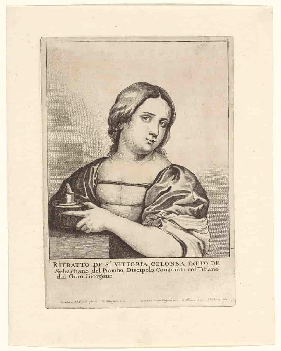 Vittoria Colonna, portræt fra 1650