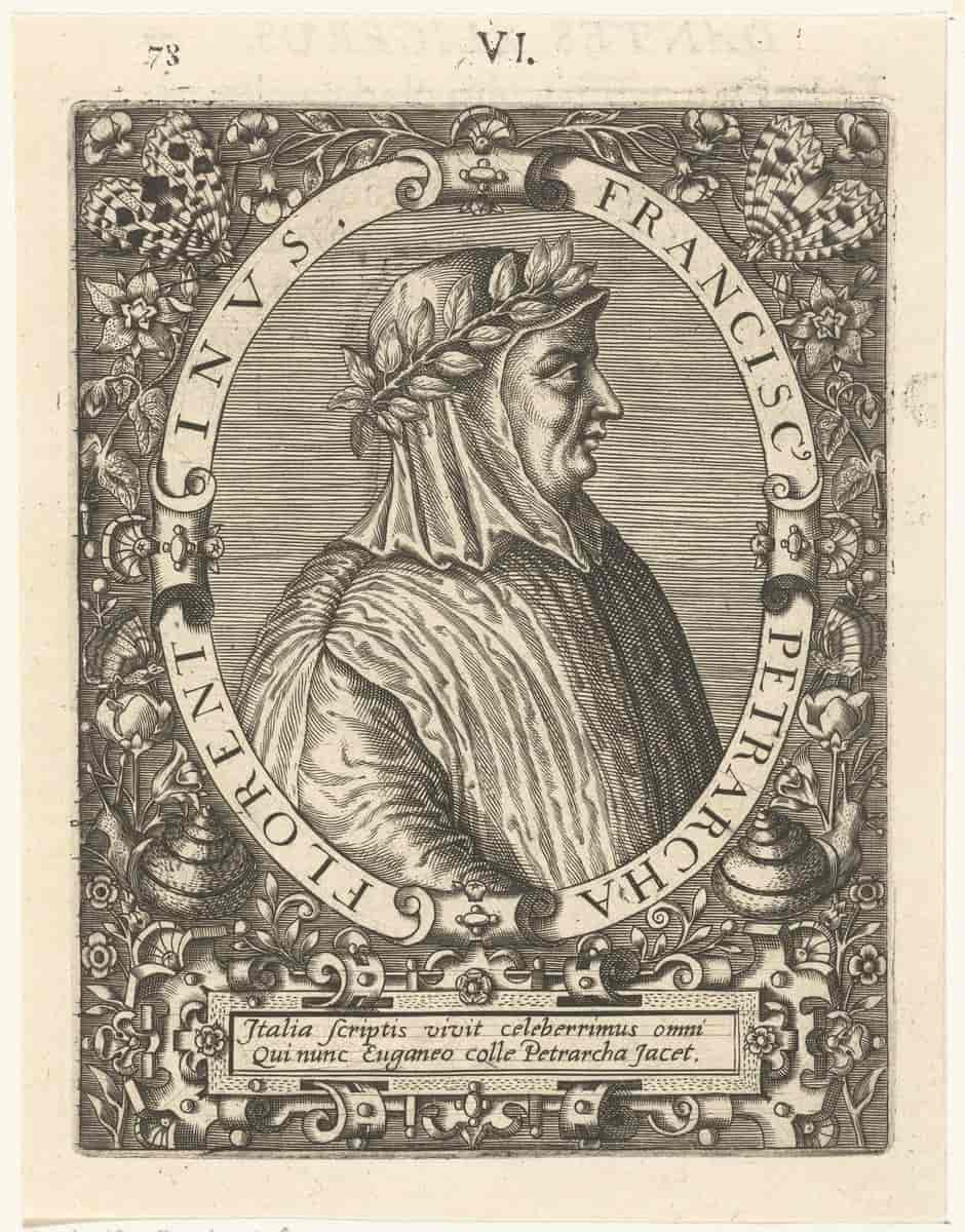 Francesco Petrarca, portræt fra ca. 1597