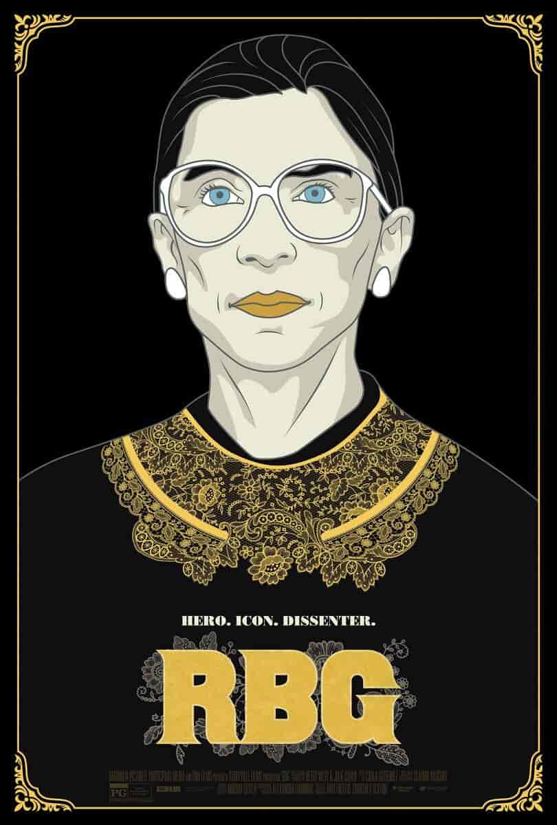 Ruth Bader Ginsburg. Plakat fra 2018.