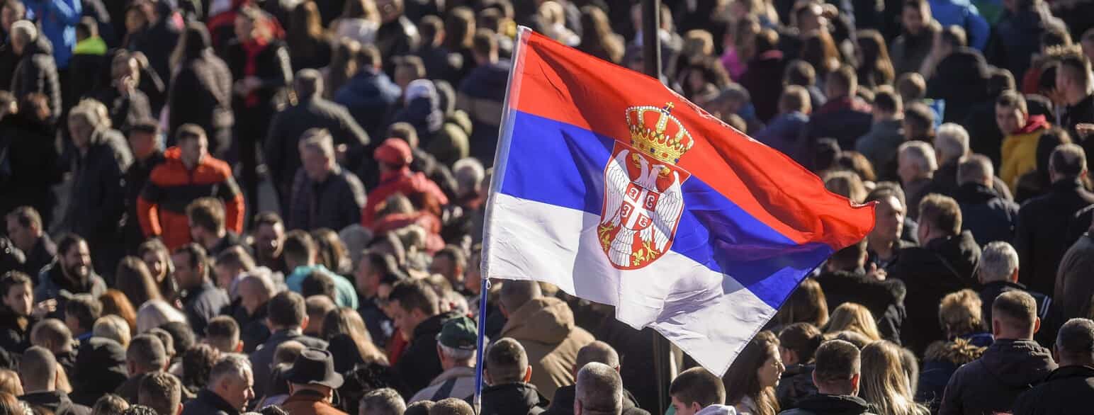 Det serbiske flag