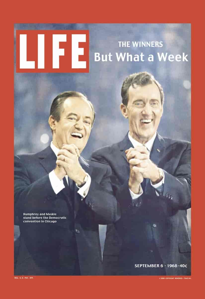  LIFE magazine, forside den 6. september 1968 