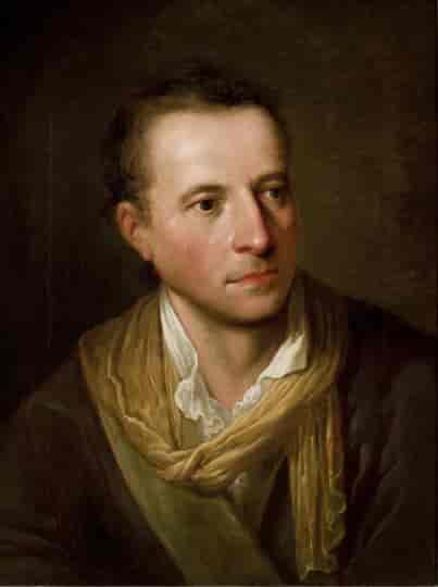 Portræt af J.J. Winckelmann, efter Angelica Kauffmann (1794)