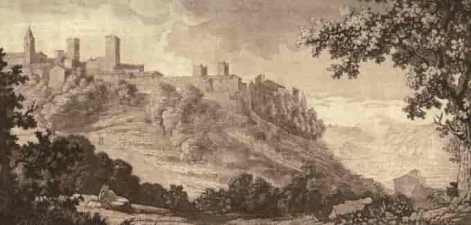 Panorama di Certaldo, 1806